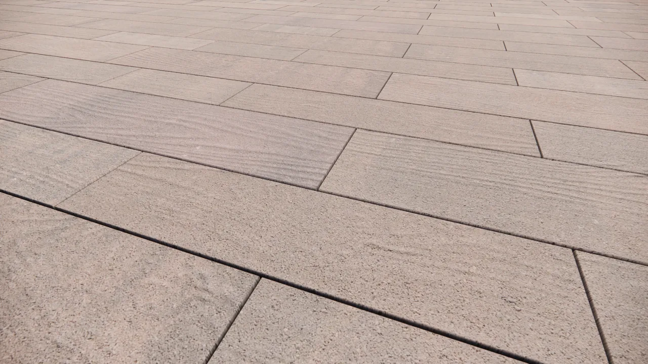Decado Rosewood paver after the realism pass, photoreal albedo and displacement texture